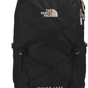 THE NORTH FACE Women's Every Day Jester Laptop Backpack, TNF Black/Burnt Coral Metallic, One Size