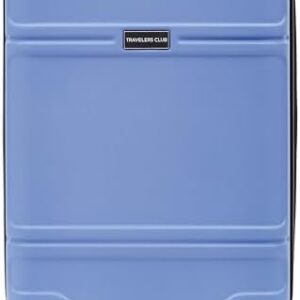 Travelers Club Spinner Luggage, Skyline Blue, 22-Inch Carry-On