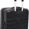 Wrangler Smart Luggage Set with Cup Holder, USB Port and Phone Holder, Black, 2 Piece Set - Image 6