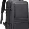 Carry On Travel Backpack for Airplanes | 40L Suitcase Backpack Luggage Business Weekender Bag - Expandable Travel Carry On Flight Approved for Men Women - Black