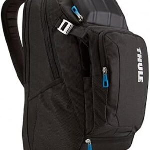 Thule Crossover 32L Backpack - 15inch MacBook Pro / 15.6inch PC/Tablet compatible - Crush proof sunglass/tech pocket - Travel backpack - Carry on sized backpack,Black