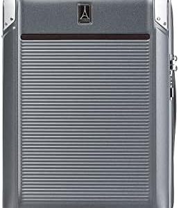 Travelpro Platinum Elite Hardside Expandable Carry on Luggage, 8 Wheel Spinner, TSA Lock, Hard Shell Polycarbonate Suitcase, Vintage Grey, Carry on 21-Inch