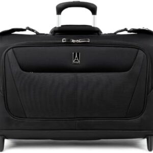 Travelpro Maxlite 5 Softside Lightweight Carry-On Upright 2 Wheel Rolling Garment Bag, Men and Women, Black, 22-Inch
