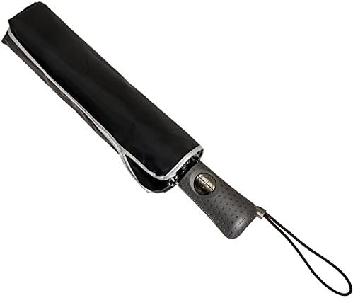 totes Titan Compact Travel Umbrella, Windproof, Water Repellent Auto Open/Close , Black - Image 2