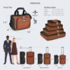 Travel Select Amsterdam Expandable Rolling Upright Luggage, Gray, 4-Piece Set - Image 3