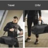 Gym Duffle Bag Waterproof Sports Duffel Bags Travel Weekender Bag for Men Women Overnight Bag with Shoes Compartment - Image 6