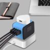 International Travel Adapter Universal Power Adapter Worldwide All in One 4 USB Perfect for European US, EU, UK, AU 160 Countries (Blue) - Image 6