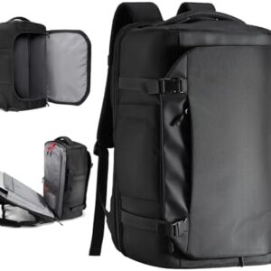 Travel Backpack For Air Travel,Durable Large 40L TSA Flight Approved Carry-on Luggage Hand,Water Resistant Business Rucksack,Weekender Bag Daypack,Fits 17.3 Inch Laptop