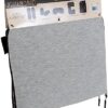 Joan & David 5 Piece Travel Kit Pouch With Blanket, Neck Pillow, Slippers, Eye Mask, Ear Plugs SIZE: LARGE/XL SLIPPERS (FITS MOST MEN/WOMENS SIZE 10-12 COLOR: GREY (JDP2567-024-GRY) - Image 2