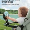 Gaiatop Mini Portable Stroller Fan, Battery Operated Small Clip on, Detachable 3 Speed Rechargeable, 360° Rotate Flexible Tripod Better Cooling for Car Seat Crib Treadmill Travel Black - Image 2