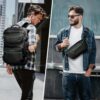 Maelstrom Travel Backpack for Men Women, 35L Carry on Backpack for Traveling on Airplane,with Belt Bag&Shoe Compartment,Waterproof Laptop Backpack fit 17”Laptop-Classic Black, Large - Image 7