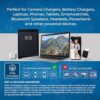 OREI European Power Plug Adapter, with 2 USA Inputs - Travel 3 Pack - Type C (US-9C) - Turkey, Italy, Iceland, and More - Safe Grounded Use with Cell Phones, Laptop, Camera Chargers, CPAP, and More - Image 6