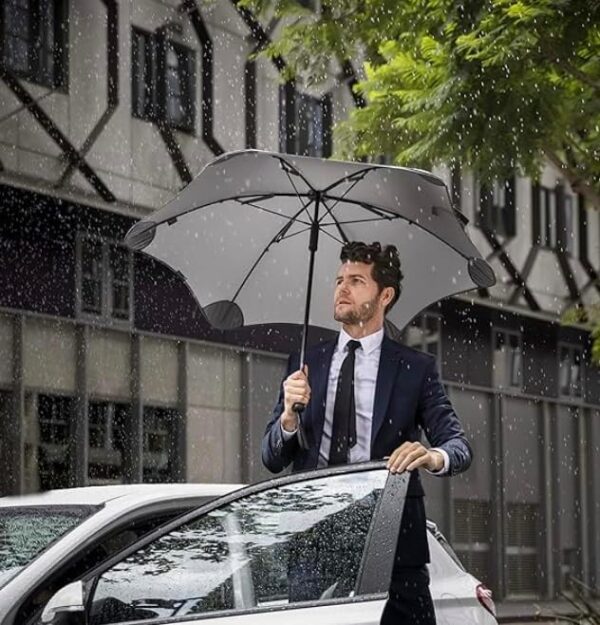 BLUNT Metro Travel Umbrella – 39" Windproof Umbrella, Compact Umbrella for Wind and Rain, Portable, Heavy Duty, UV Protection - Grey - Image 5