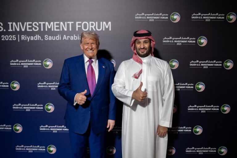 Trump pledges to lift Syria sanctions as he seals $142bn arms deal on Saudi visit