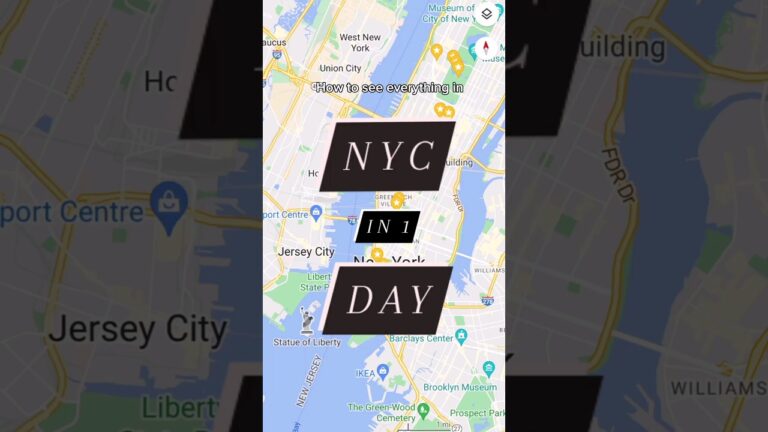 💥EXTREME New York City 1 Day Itinerary💥 How to See EVERYTHING in NYC in 1 Day – wear comfy 👟